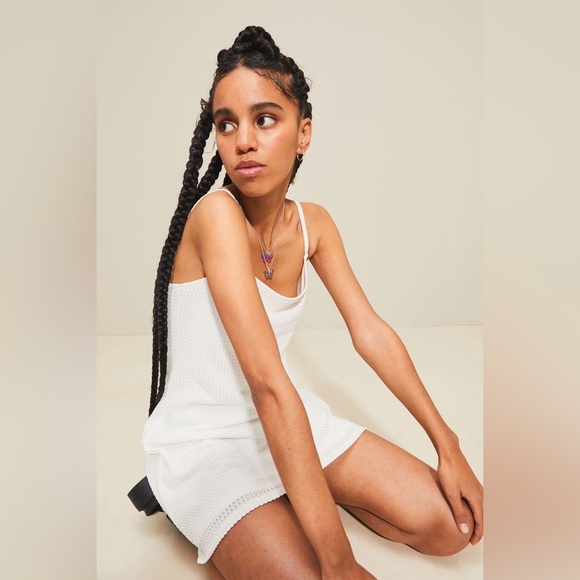 H&M Crochet A-line Jersey Dress - Picture 3 of 5